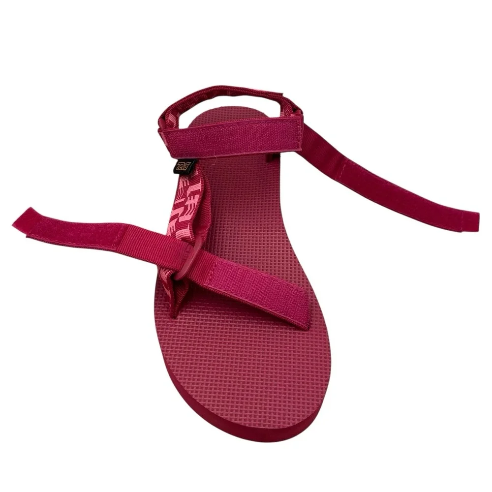Teva Flatform Universal Womens Sport Platform Sandals 7 Glisten Cherries Jubilee